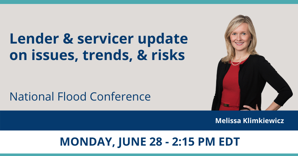 Melissa Klimkiewicz presented a “Lender & servicer update on issues