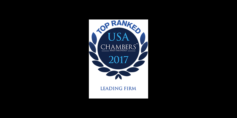 Buckley Sandler Chambers USA Top Ranked Firm 2017